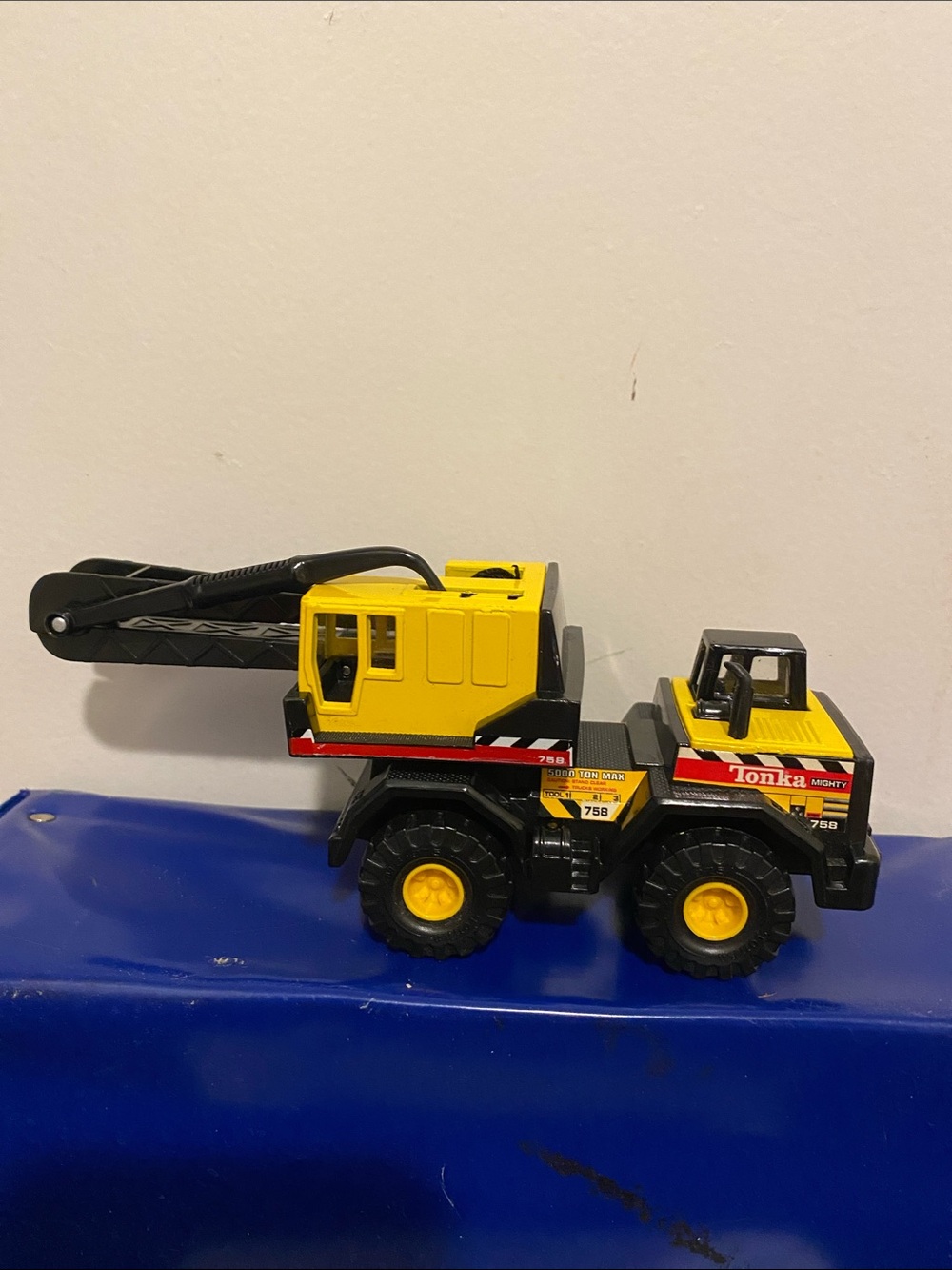 Tonka Yellow Dump Truck Crane Toy - Kids Construction Vehicle
